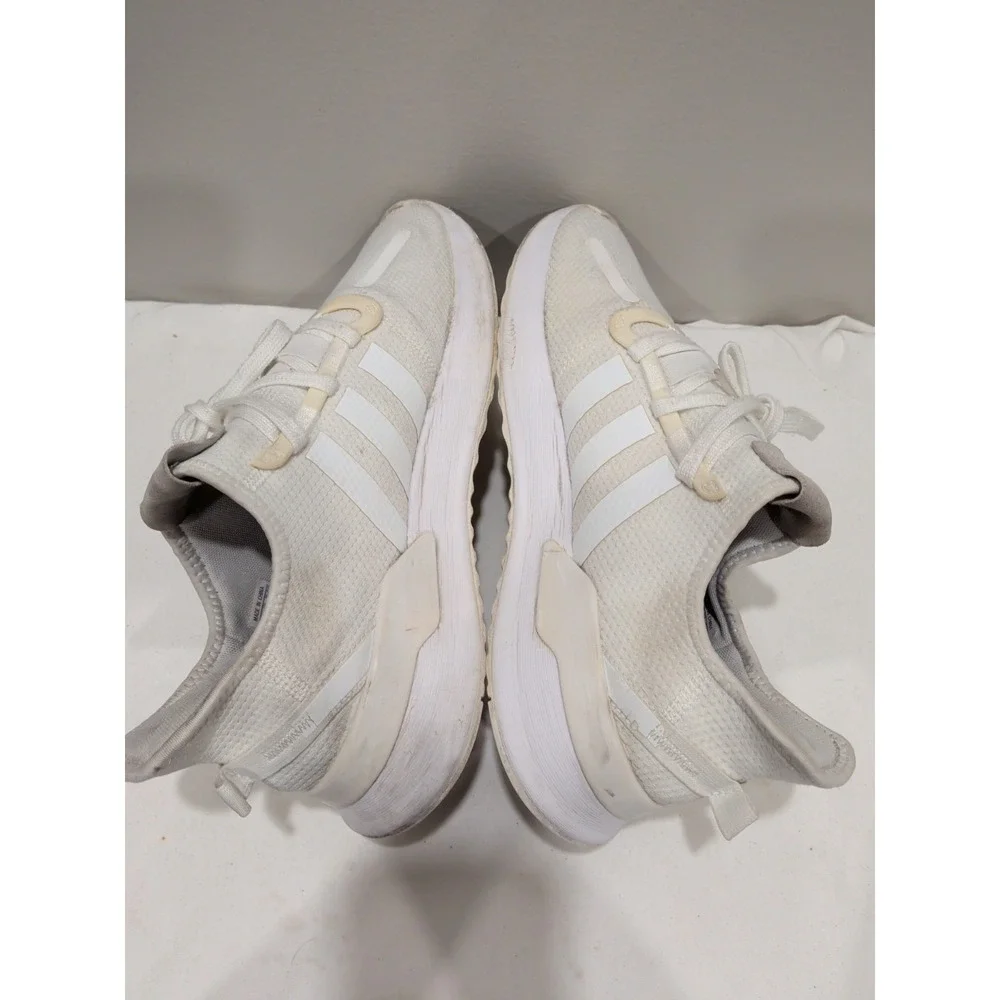 Adidas U_Path Run Men's Size 11  Triple White Walking Running Shoes Sneakers